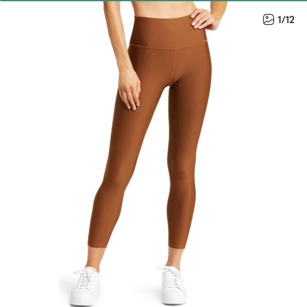 ALO Yoga Cinnamon Brown 7/8 High-Waist Leggings XS